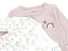 Name It violet ice natdragt regnbuer (2-pak)